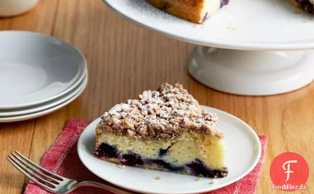Blaubeerkrümelkuchen
