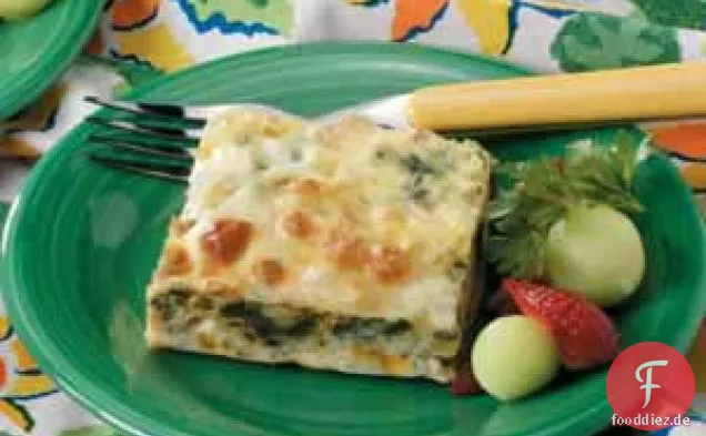 Spinat-Käse-Phyllo-Quadrate