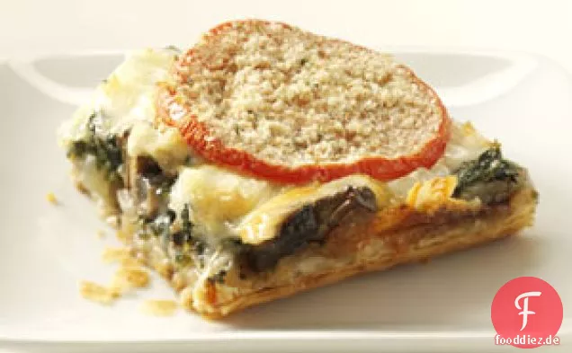 Pizza nach griechischer Art