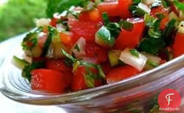 Tomatensalat aus dem Nahen Osten
