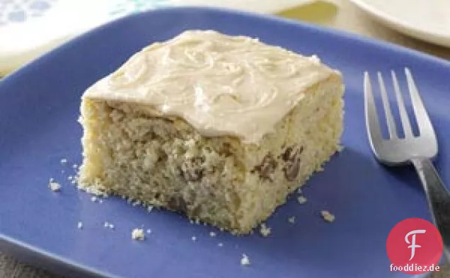 Altmodischer Butterscotch-Kuchen mit Penuche-Zuckerguss