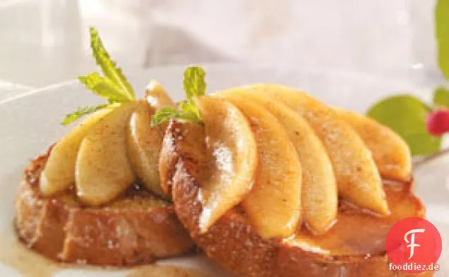 French Toast mit Apfel-Topping