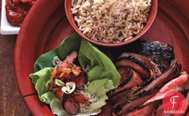 Steak Salat Rollen