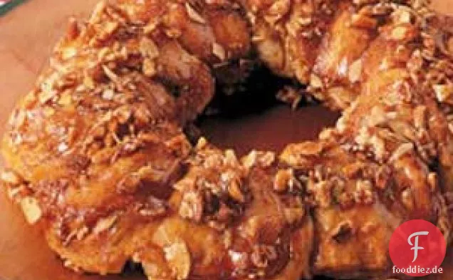 Klebriger Brötchen-Kaffee-Ring