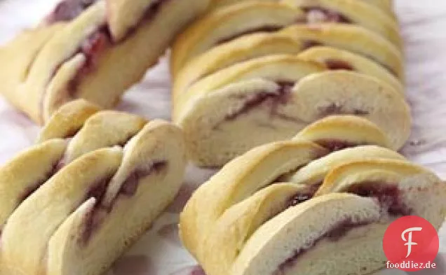 Himbeer-Frischkäse-Leiterlaibe
