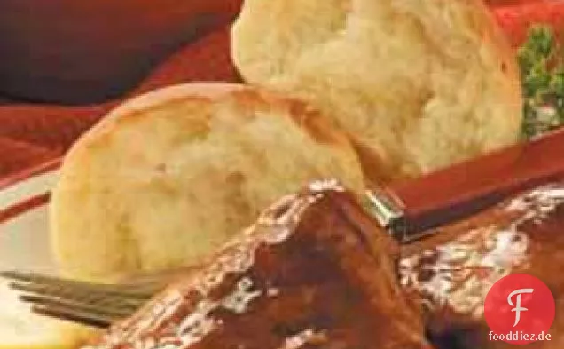 Hüttenkäse-Hefe-Brötchen
