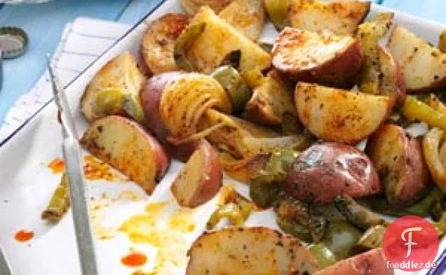 Gegrillte Kartoffeln & Paprika