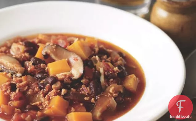 Proteinreiche vegetarische Chili