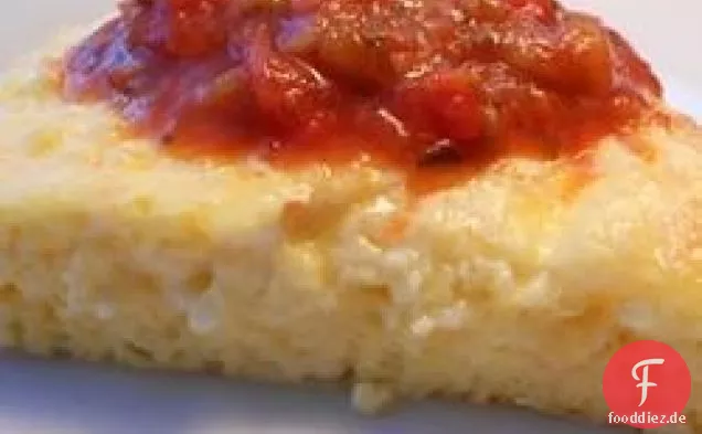 Käsig gebackene Eier