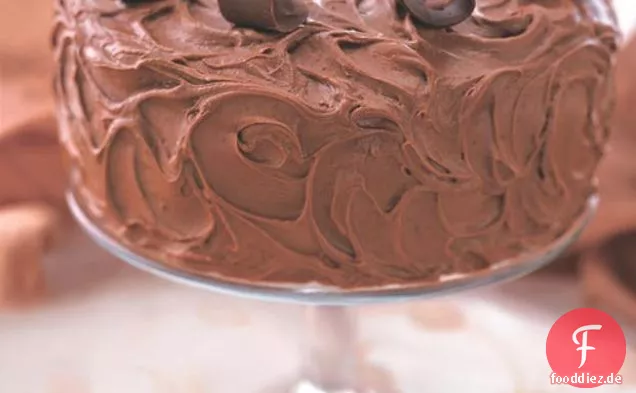 Dunkle Schokolade Chiffon Kuchen