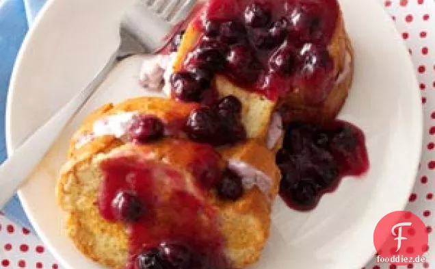 Schneller Blaubeer-French-Toast