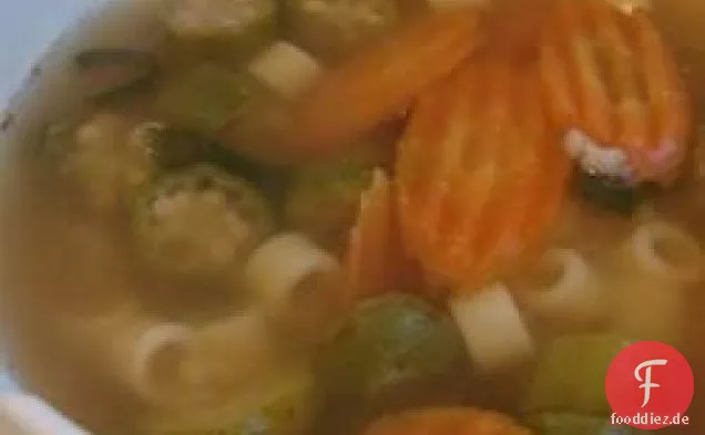 Hühnchen-Gumbo-Suppe