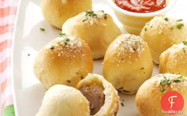 Italienische Fleischbällchenbrötchen