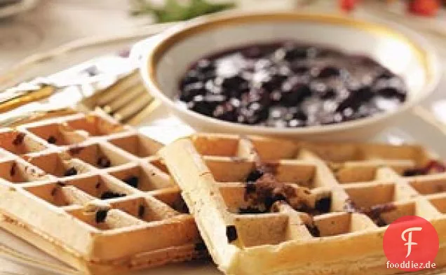Blaubeerwaffeln