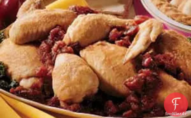 Hühnchen in Pflaumensauce