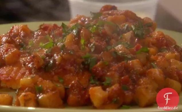 Seezunge mit Basilikum, Tomaten und Oregano