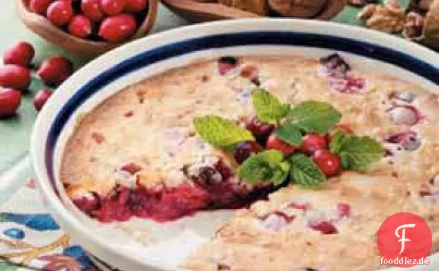 Cranberry-Nuss-Dessert