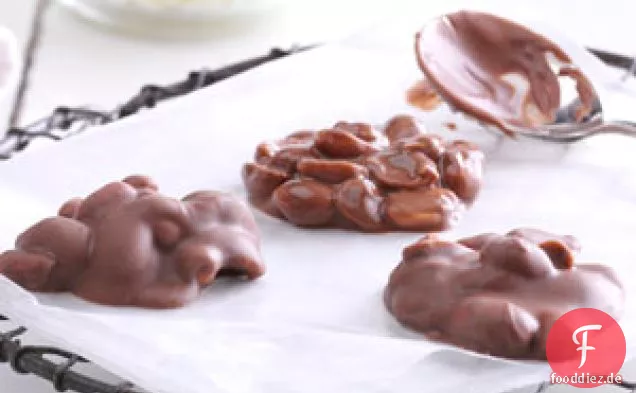 Schokoladen-Erdnuss-Tropfen