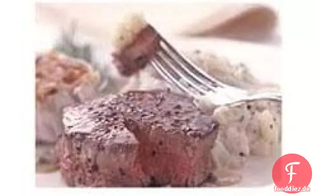 Filet Mignon mit Pfeffer-Senf-Sauce