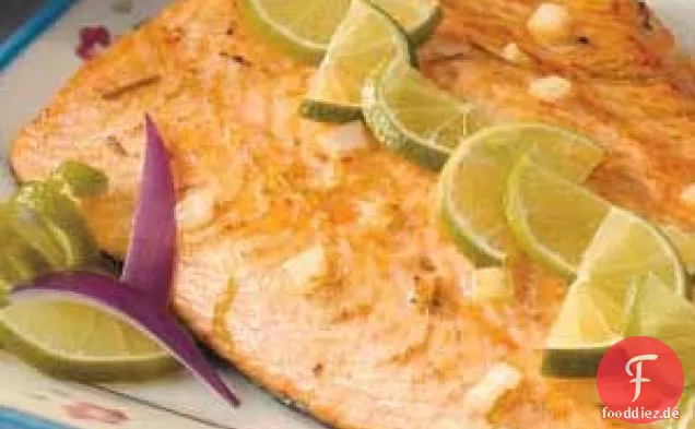 Knoblauch-Limetten-Lachs