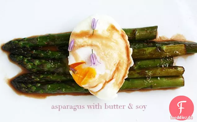 Spargel Mit Butter Und Soja