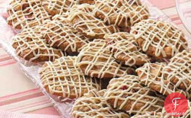 Rhabarber-Cranberry-Kekse