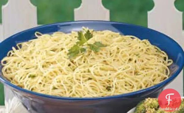 Knoblauch-Petersilie-Spaghetti