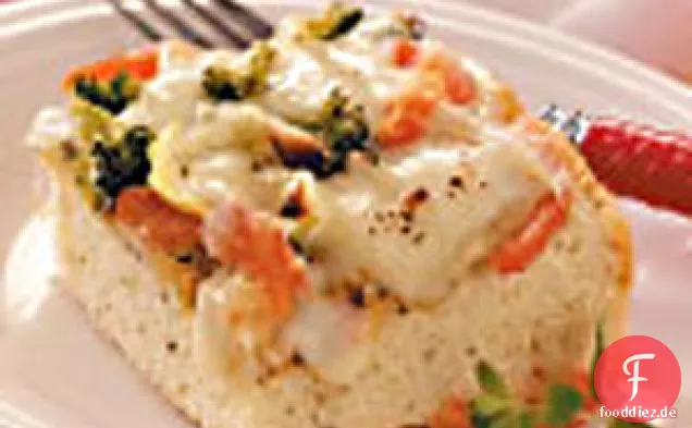 Gemüse-Käse-Focaccia