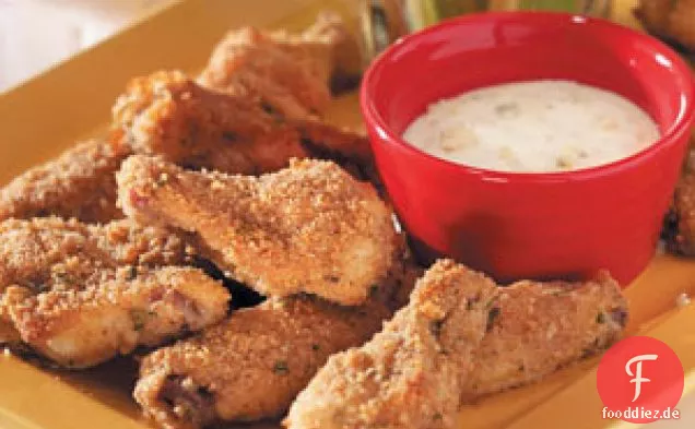 Knuspriger Hähnchenflügel-Aperitif