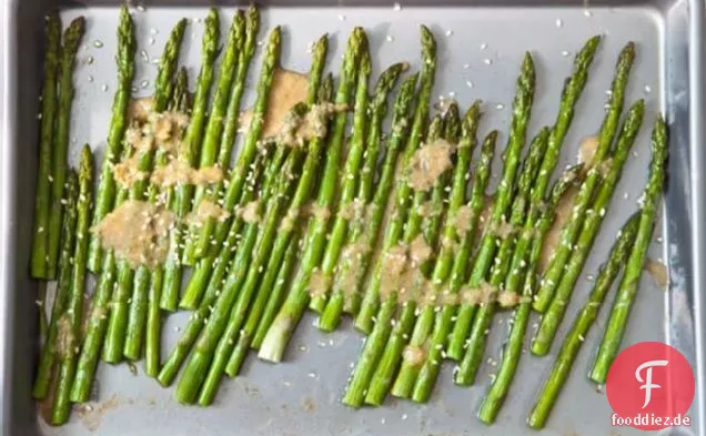 Miso-Ingwer-Spargel