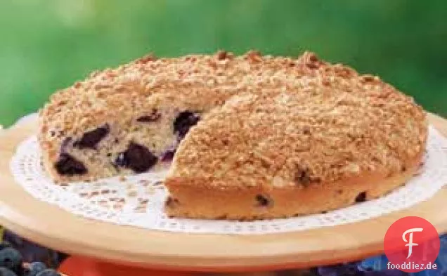 Blaubeer-Haferflocken-Kaffee-Kuchen