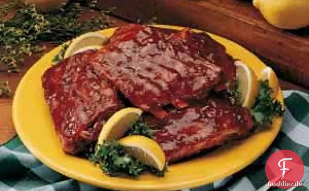 Gegrillte Spareribs