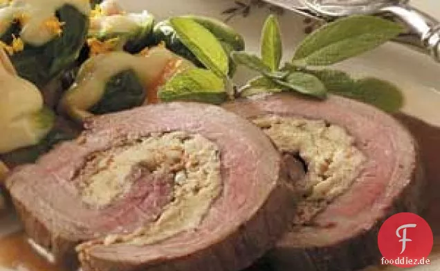 Zartes gefülltes Flankensteak