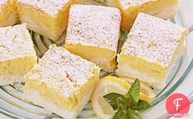 Zitronen-Ricotta-Käsekuchen-Quadrate