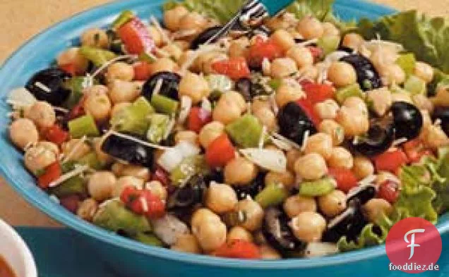 Kichererbsen-Bohnen-Salat
