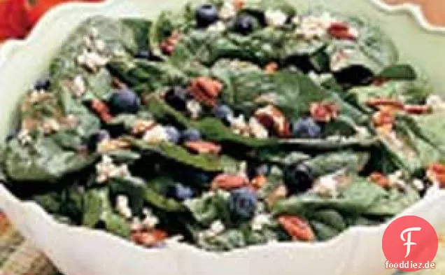 Blaubeer-Spinat-Salat