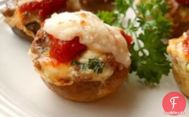 Lasagne-gefüllte Champignons