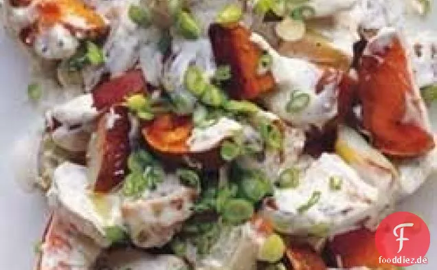 Dreifacher Kartoffelsalat mit gegrillten Kräutern und Knoblauch