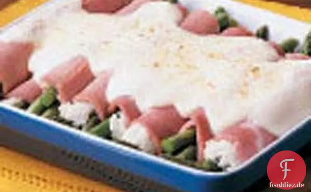 Spargelschinkenbündel