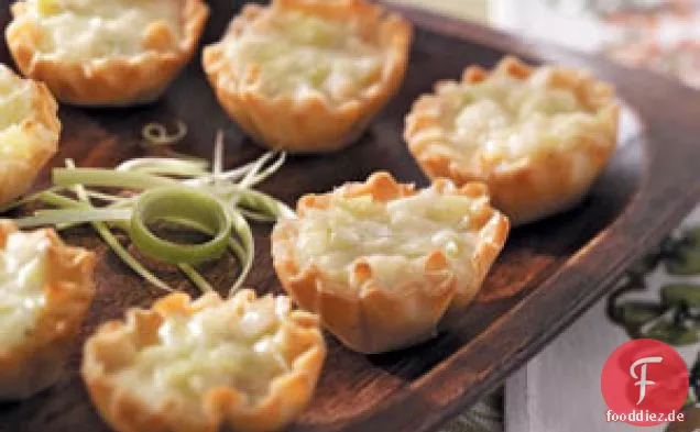 Brie-Lauch-Törtchen