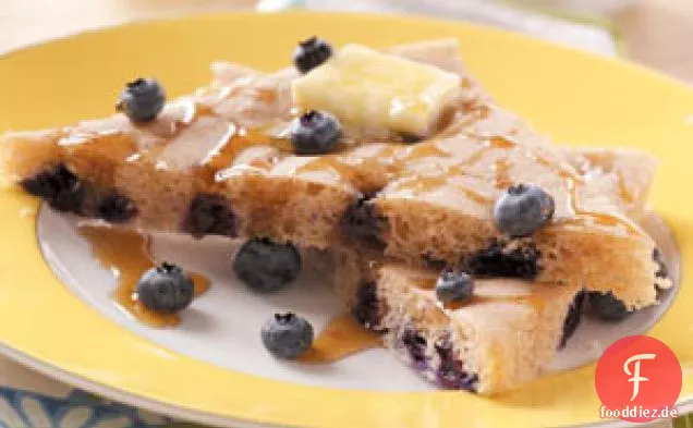 Gebackener Blaubeerpfannkuchen