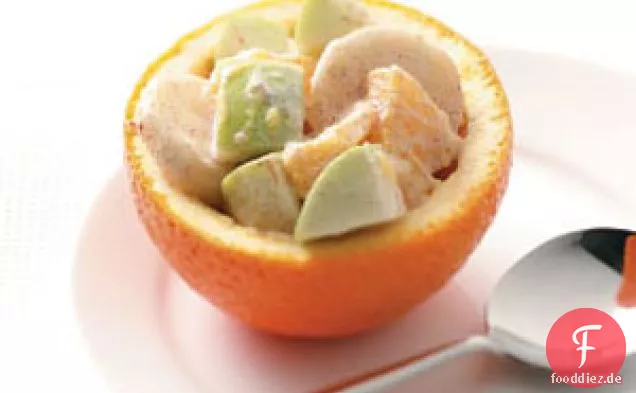 Orangenfruchtbecher