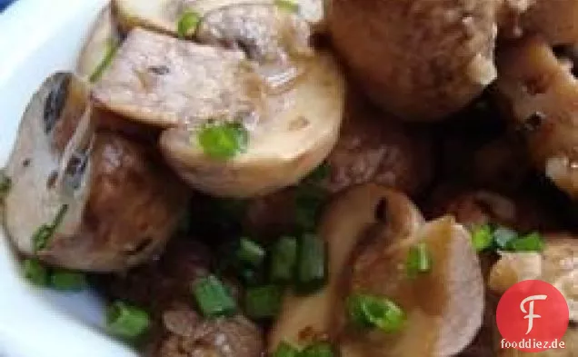Kräuterpilze mit Weißwein