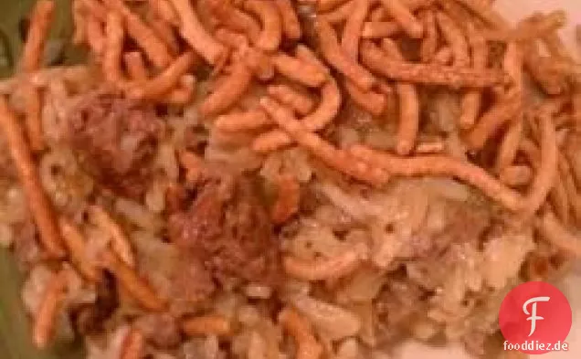 Chow Mein Nudelauflauf