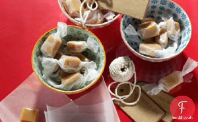 Cremige Orangenkaramellen