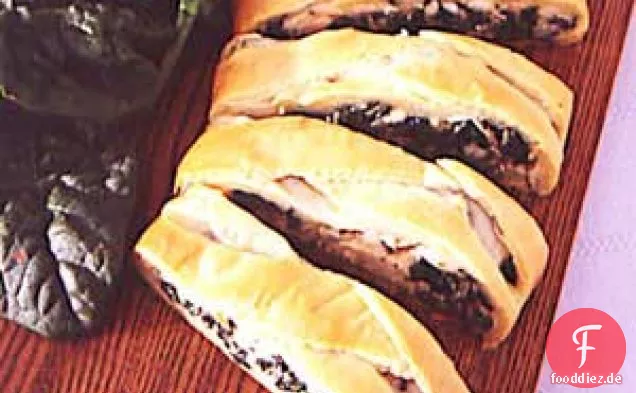 Thunfisch-Spinat-Geflecht