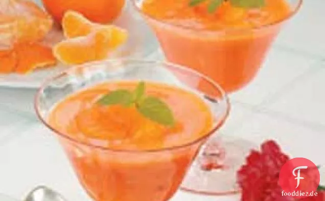Kühles Mandarinen-Dessert