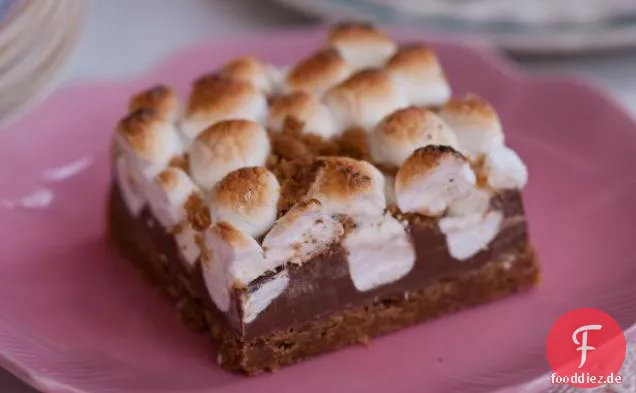 Würzige rauchige S'Mores-Riegel