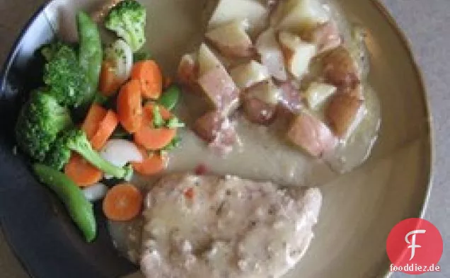 Schweinefleisch und Kartoffeln
