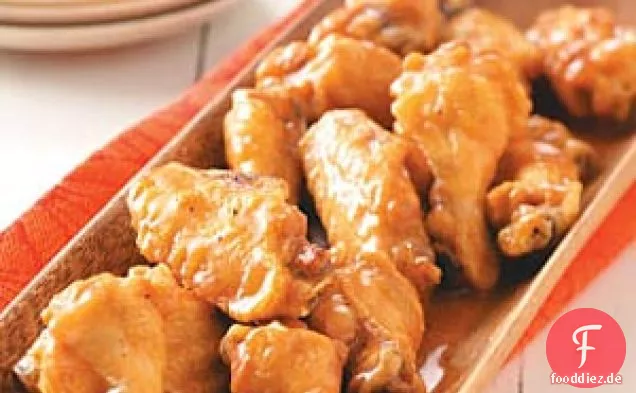 Würzige Ahorn-Hähnchenflügel